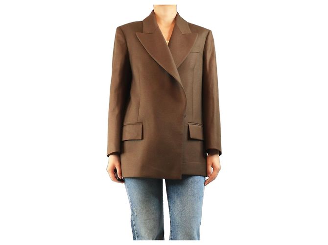 Autre Marque Brauner Wollblazer - size UK 10