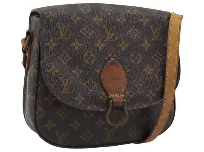 LOUIS VUITTON Monogram Saint Cloud GM Shoulder Bag M51242 LV