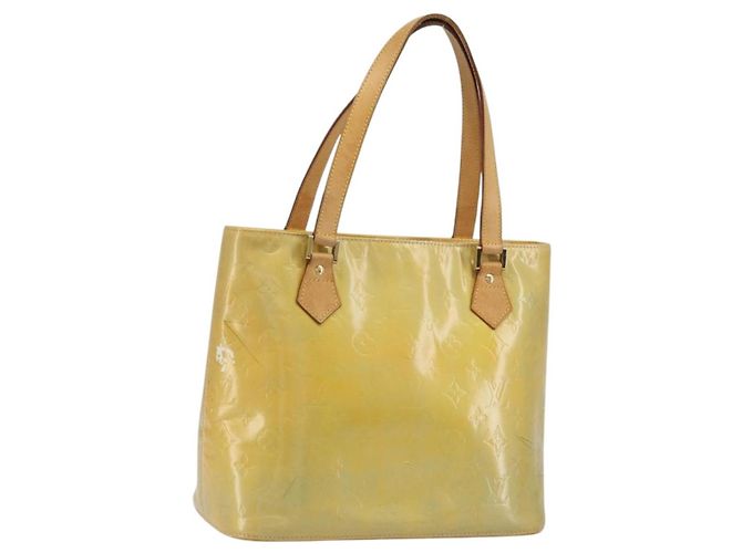 LOUIS VUITTON Houston Handtasche Monogram Vernis Gris M91053 LV