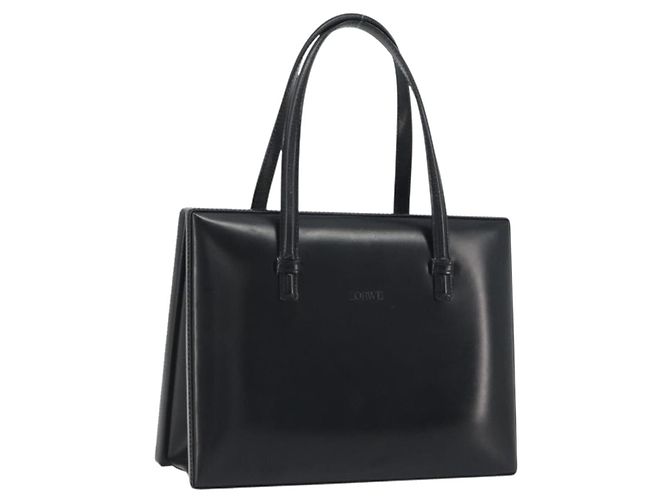 LOEWE Handtasche Leder Schwarz