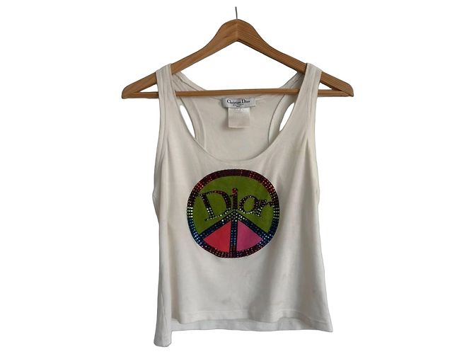 Regata Christian Dior Peace and Love com strass