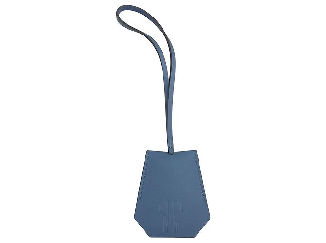 Hermès Charm per borsa Hermes in pelle blu
