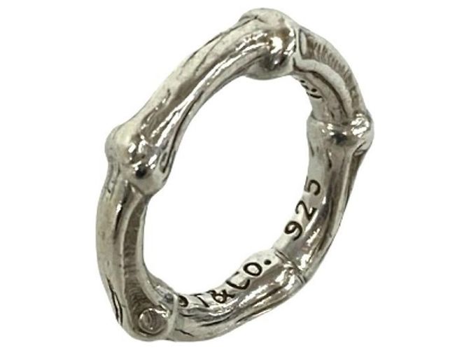 Tiffany & Co Tiffany Vintage Bamboo Band Ring Silber