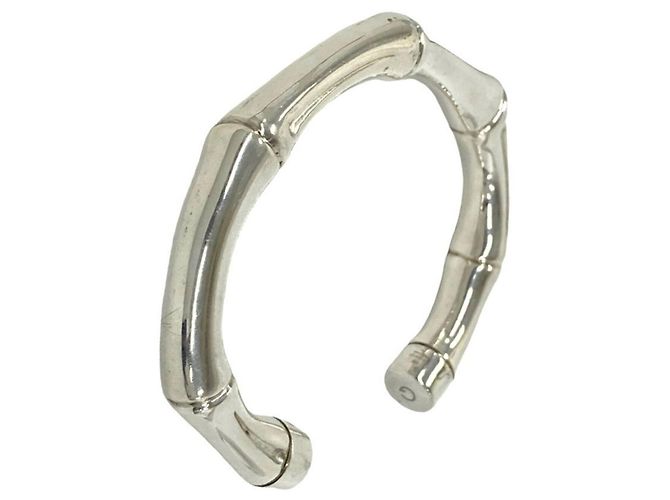 Bracelete Gucci Bamboo em Prata de Lei 925