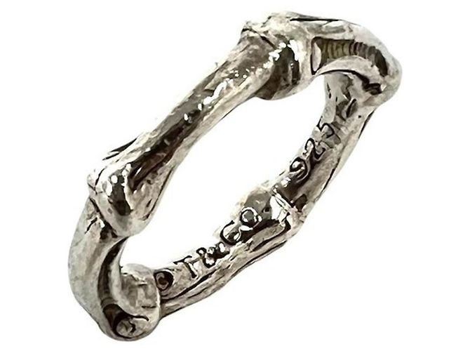 Tiffany & Co. Vintage Bamboo Band Ring Silber
