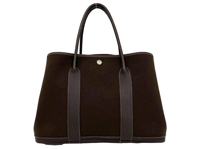 Hermès Sac à main HERMES Garden Party PM Marron
