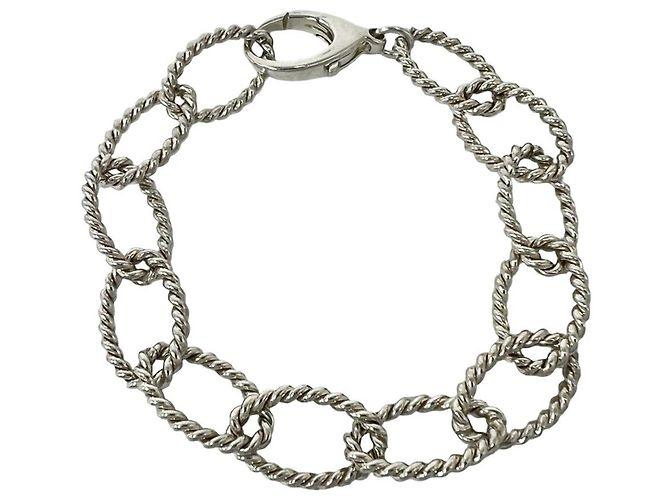 Bracciale Tiffany & Co. Vintage Oval Link Twist Argento