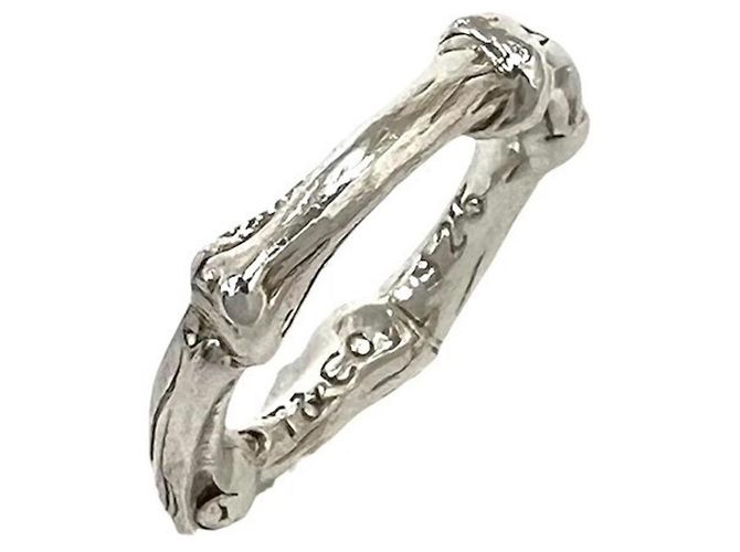 Tiffany & Co Tiffany Vintage Bamboo Band Ring Silber