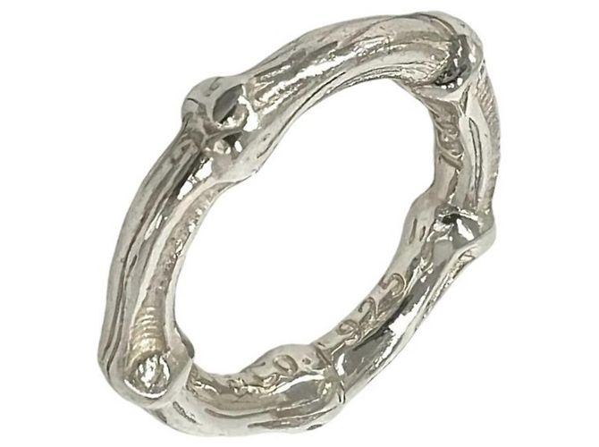 Tiffany & Co Tiffany Vintage Bamboo Band Ring Silber