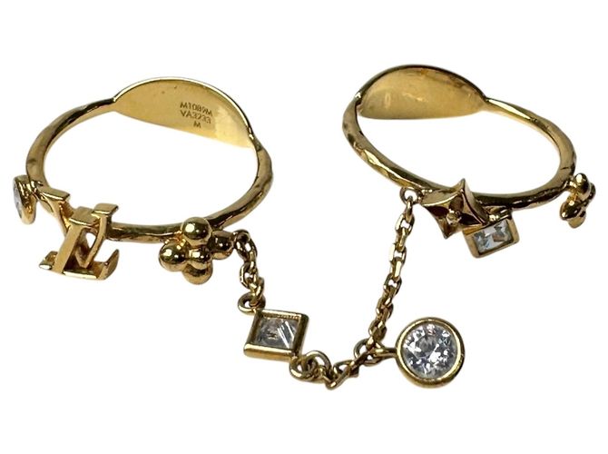 Louis Vuitton Vergoldeter Ring Golden