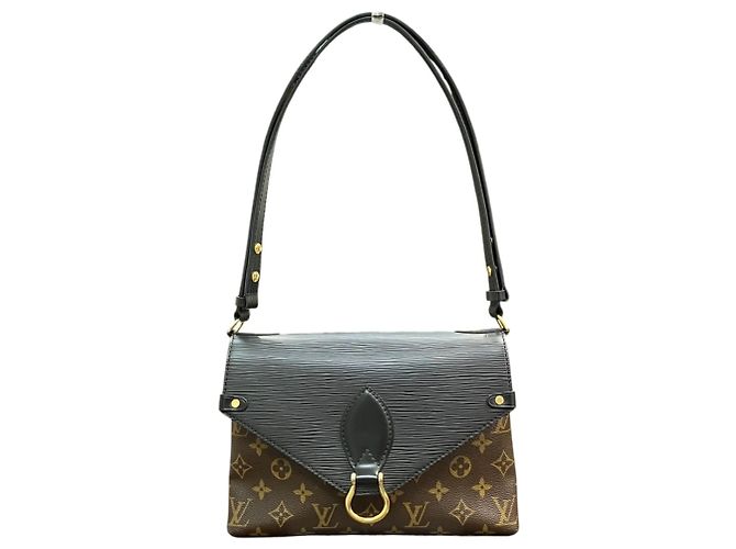 Bolsa de Ombro Louis Vuitton Saint Michel Marrom