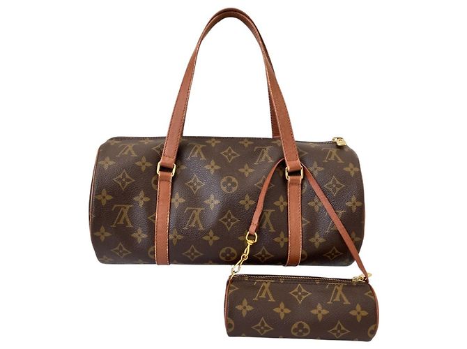 Sac Tote Louis Vuitton Monogram Papillon 30 Marron