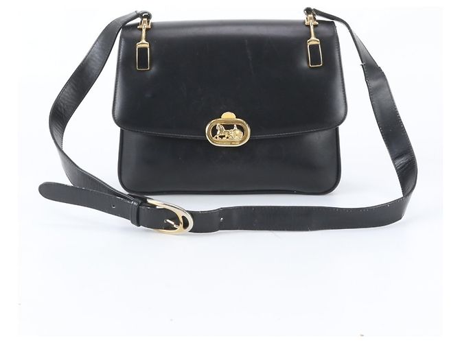 Céline Borsa a tracolla Celine in pelle nera Nero