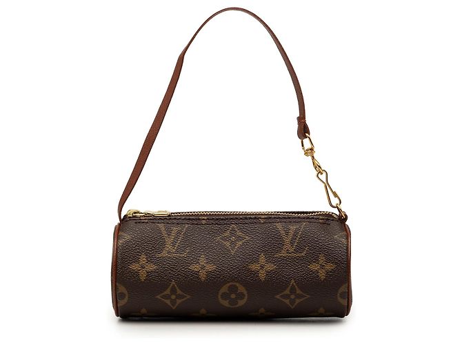Louis Vuitton Brown Monogram Papillon Pochette Marrone
