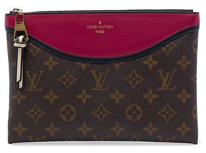 Louis Vuitton Brown Monogram Pochette Tuileries Marrone