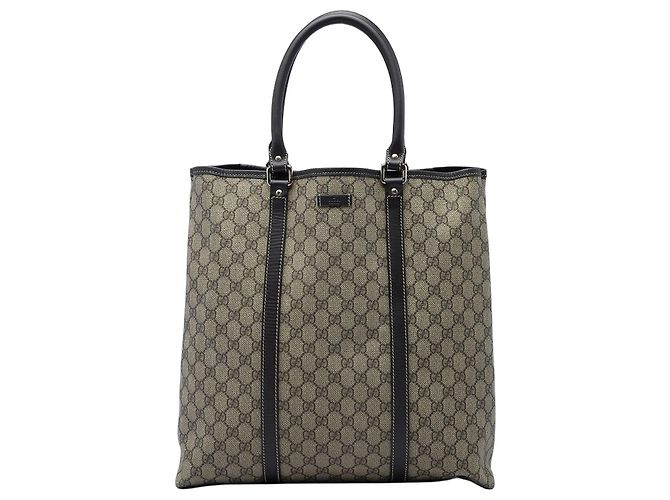 Gucci Beige GG Supreme Joy Vertical Tote
