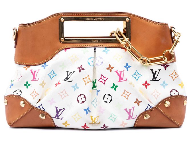 Louis Vuitton White Monogram Multicolore Judy MM