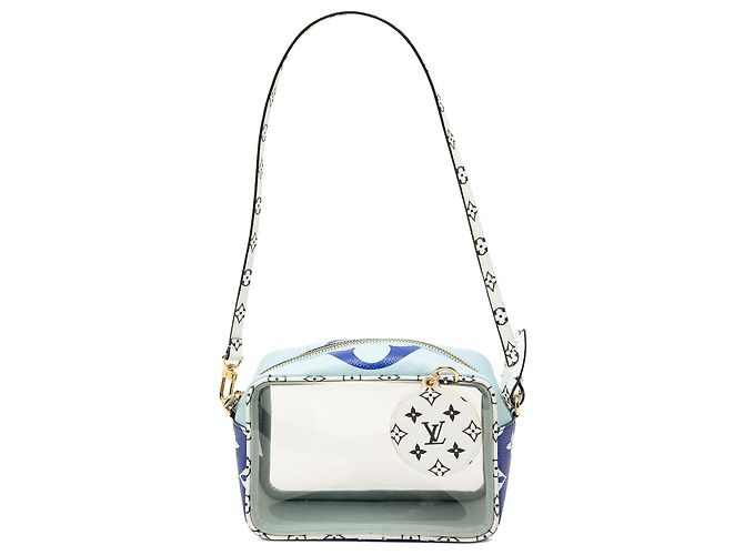Pouch da spiaggia Louis Vuitton Blue Monogram Giant