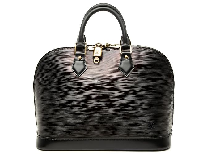 Louis Vuitton Black Epi Alma PM Noir