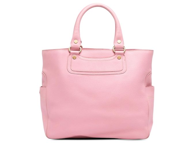 Céline Sac Tote Boogie en cuir rose Celine