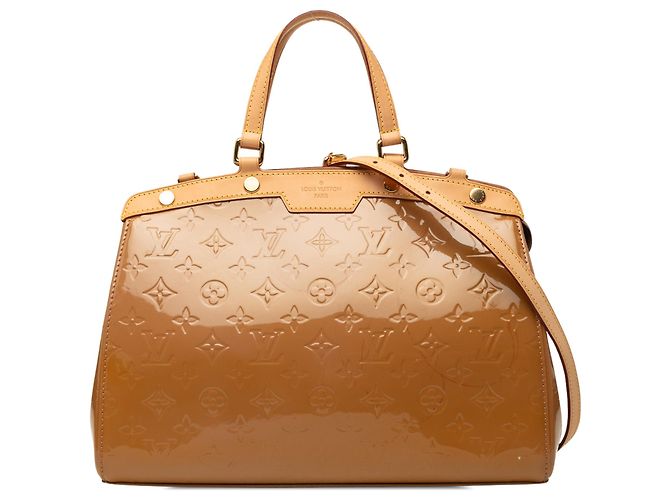 Louis Vuitton Beige Monogram Vernis Brea Bege