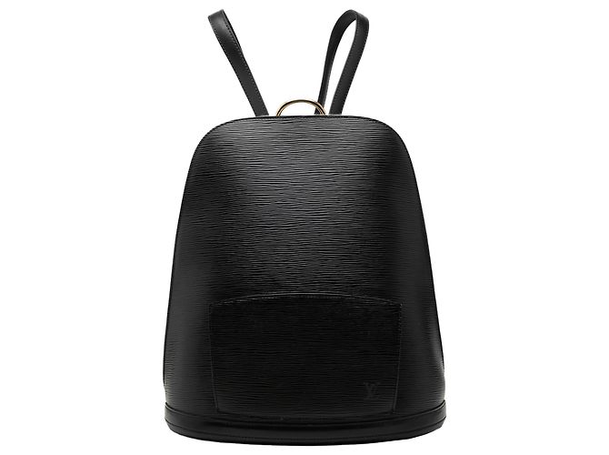 Louis Vuitton Black Epi Gobelins