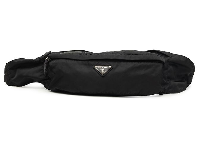 Prada Black Tessuto Belt Bag