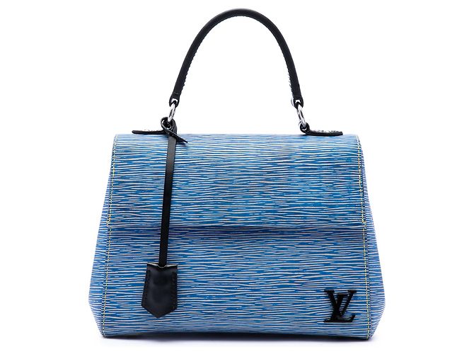 Louis Vuitton Blue Epi Denim Cluny BB
