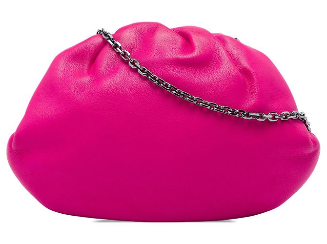 Borsa a tracolla LOEWE in pelle di pecora rosa con catena