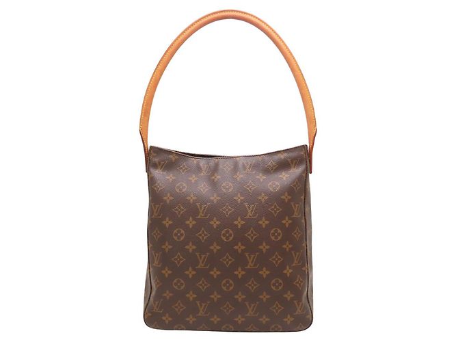 Louis Vuitton Brown Monogram Looping GM Marrom
