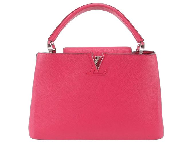 Bolsa Louis Vuitton Capucines MM Rosa