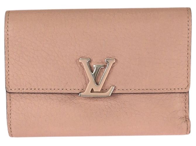 Louis Vuitton Portefeuille Capucines Compact Wallet Rosa