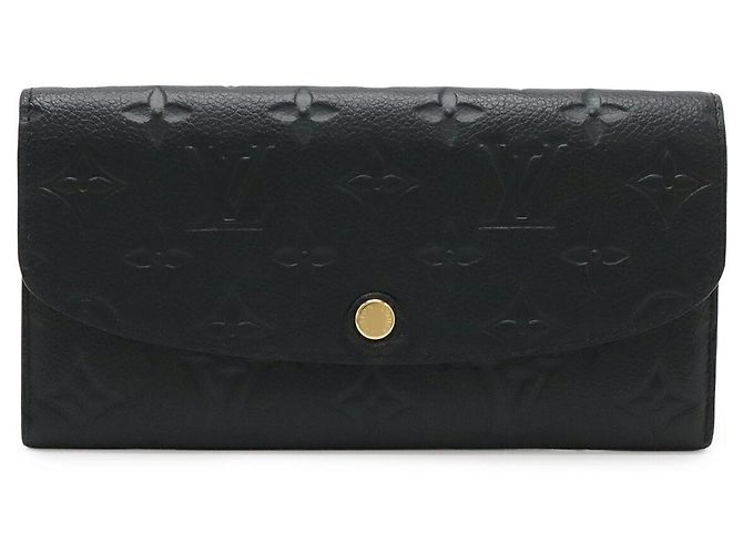 Portafoglio lungo Louis Vuitton Emily Nero