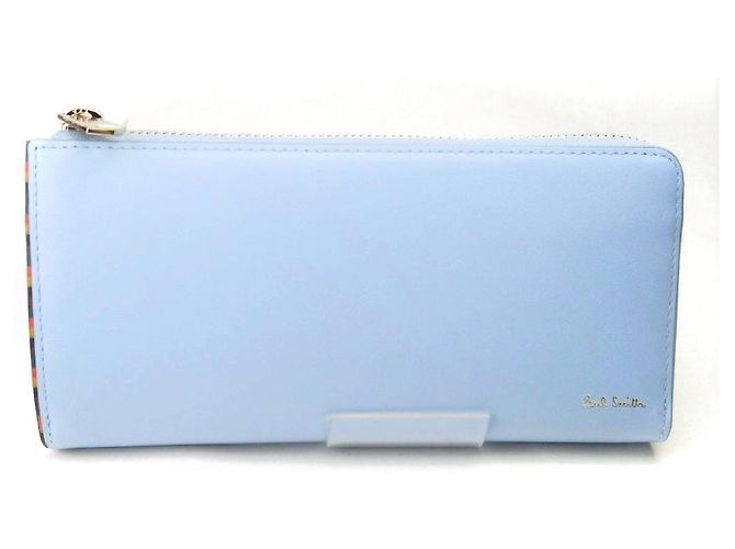 Paul Smith Leather Long Wallet Blue