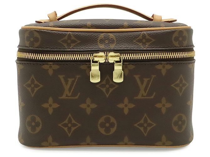 Bolsa de Cosméticos Louis Vuitton Nice Mini Marrom