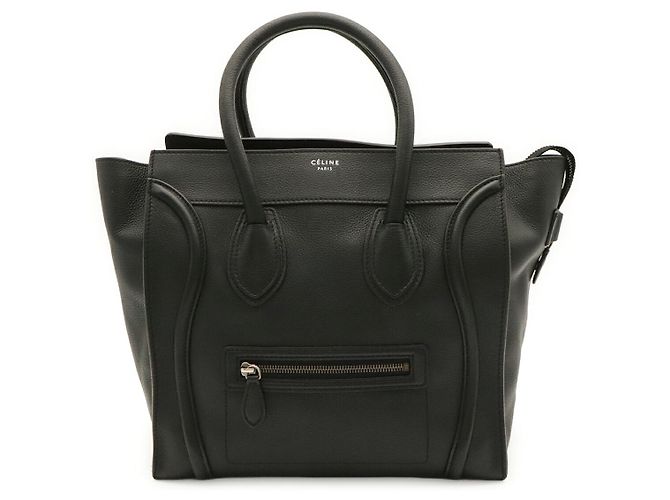 Céline Celine Luggage Mini Shopper Noir