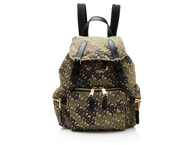 Burberry Nylon TB Rucksack Medium Backpack Black