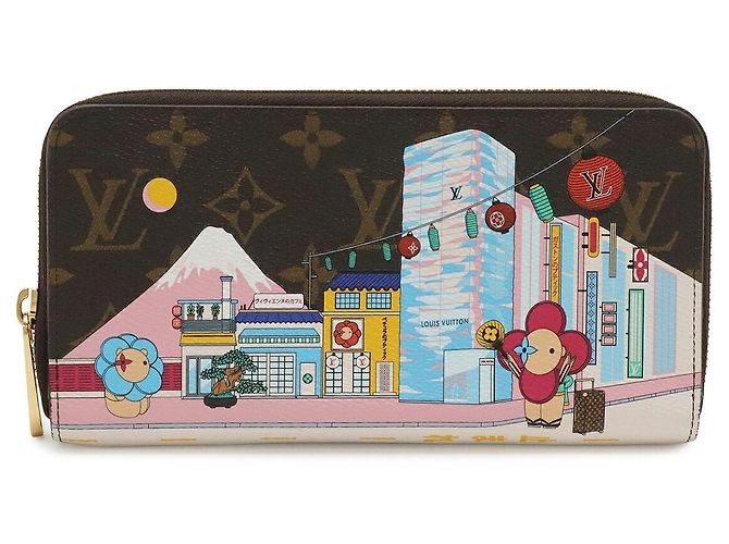 Louis Vuitton Zippy Wallet Vivienne Marrom