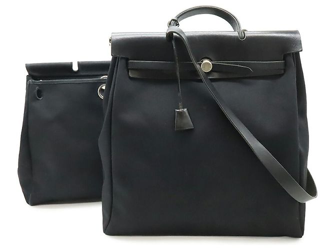 Hermès Borsa Hermes Eale Bag MM Nero