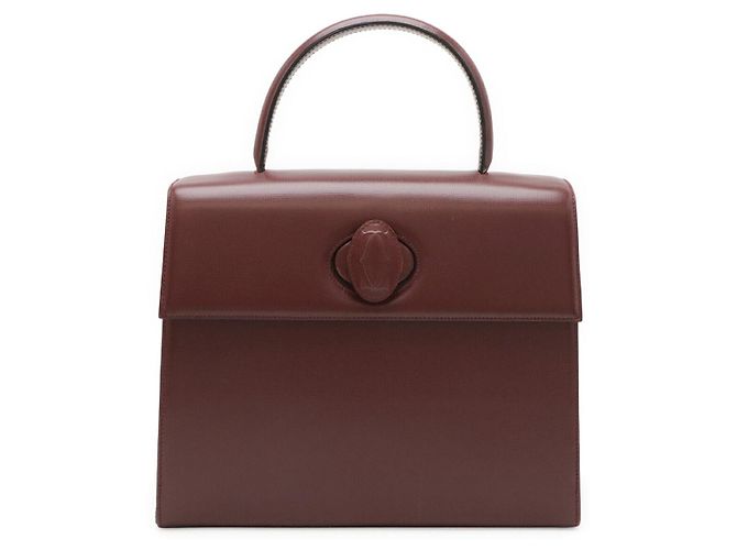 Bolsa de aba Cartier Must Line Marrom