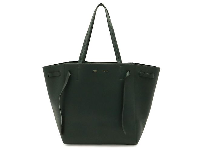Céline Celine Cabas Phantom Belt Tote Grün