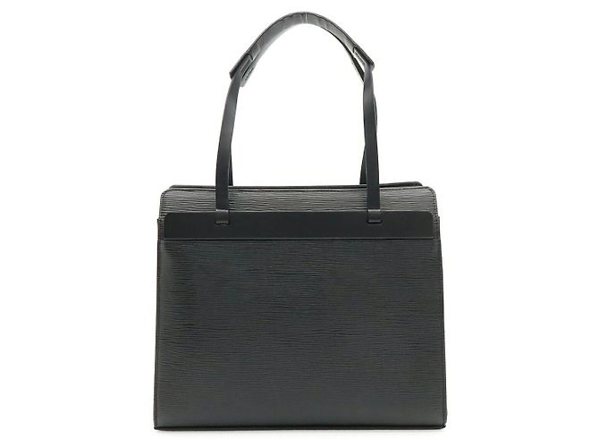 Louis Vuitton Epi Croisette PM Tote Schwarz