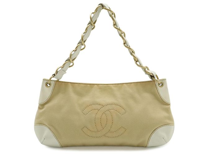 Bolsa de Ombro com Corrente Chanel Multicor