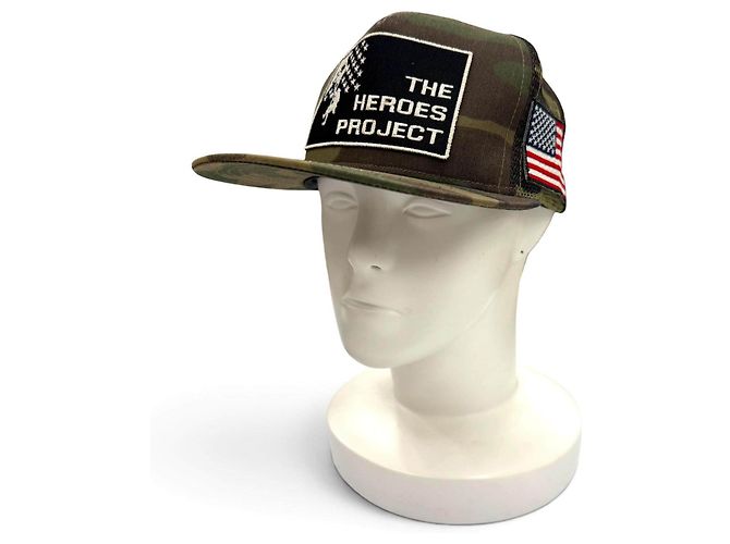 Gorra de algodón Chrome Hearts THE HEROES PROJECT Verde