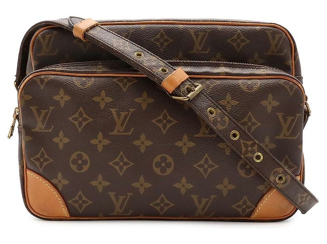 Bolsa Nile Monogram Louis Vuitton Marrom