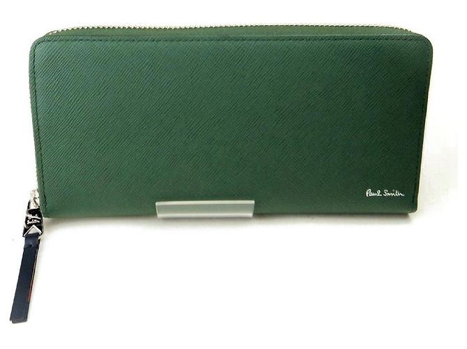 Paul Smith Leather Long Wallet Green