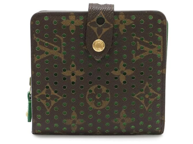 Cartera Compact Zip Louis Vuitton Verde