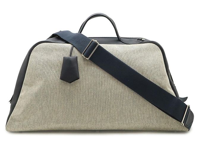 Hermès Mala de Viagem Hermes Cavour Boston Azul