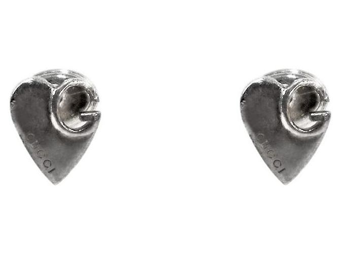Gucci Orecchini a cuore in argento