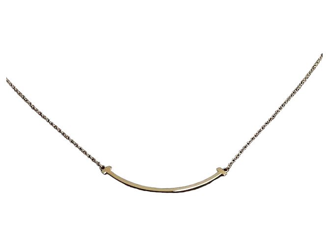 Tiffany & Co Colar com pingente Small Smile Rosa